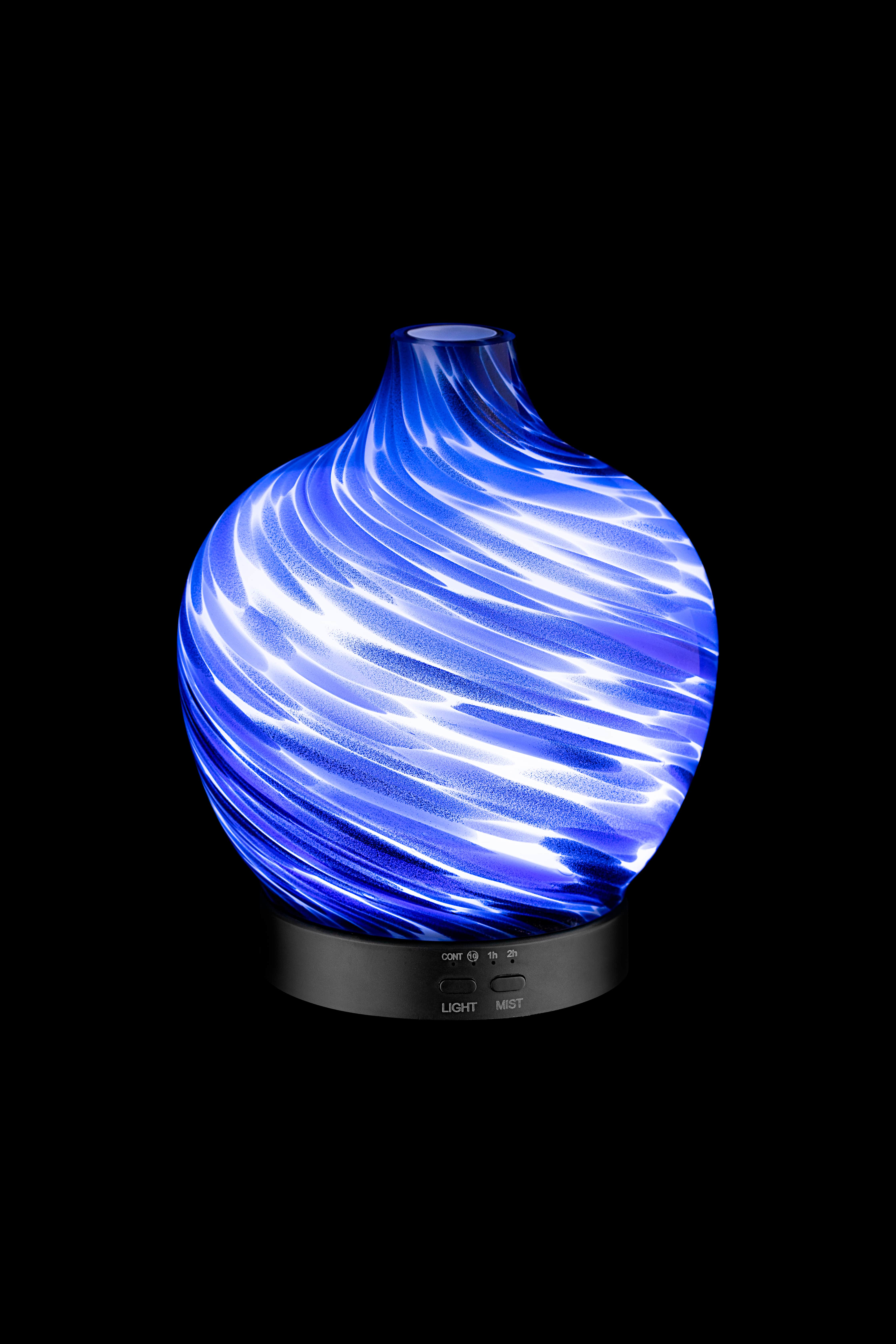 Lighted Air Humidifier Essential Aroma Diffuser - AZURE